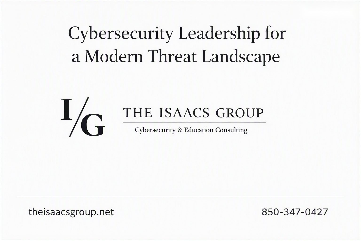Photo of The Isaacs Group